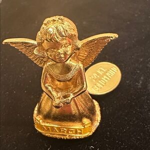 Vintage 1976 Heavenly Gifts by Creed March Angel – 24kt Gold‑Plated